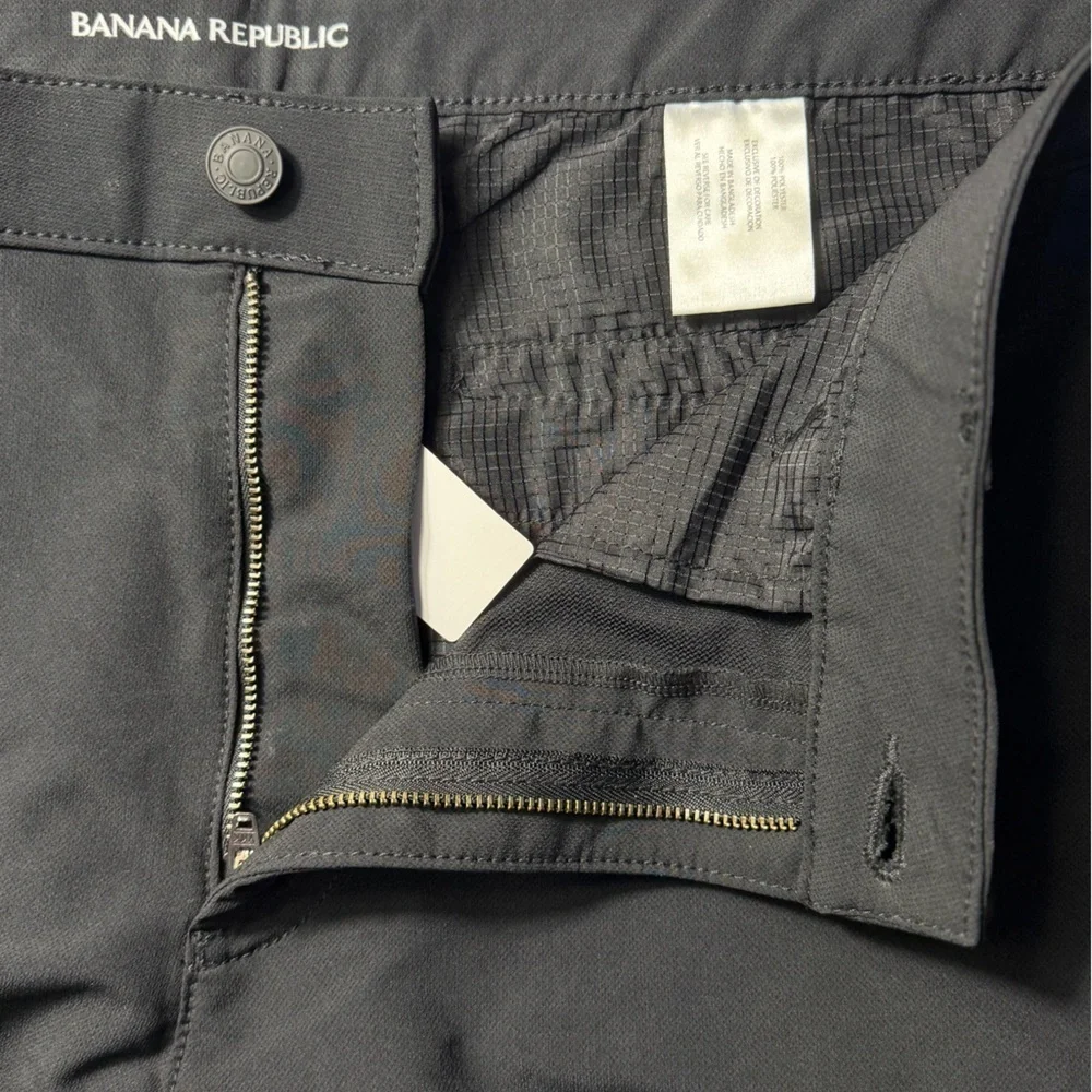 Banana Republic Classic Black technology Dress Pants men size 36x29